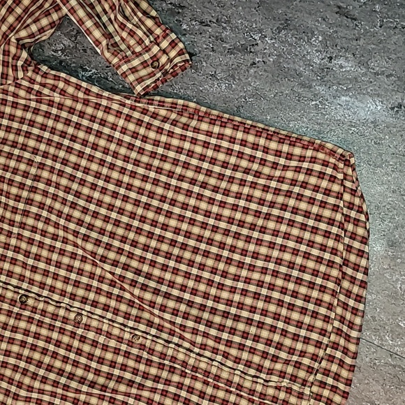 Vintage. 90s. Abercrombie and Fitch. The Big Shirt. Button- up.  Men's size XL - Picture 5 of 16